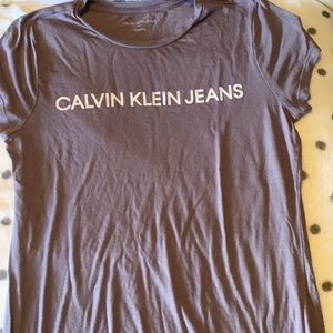 Calvin Klein purple T-shirt